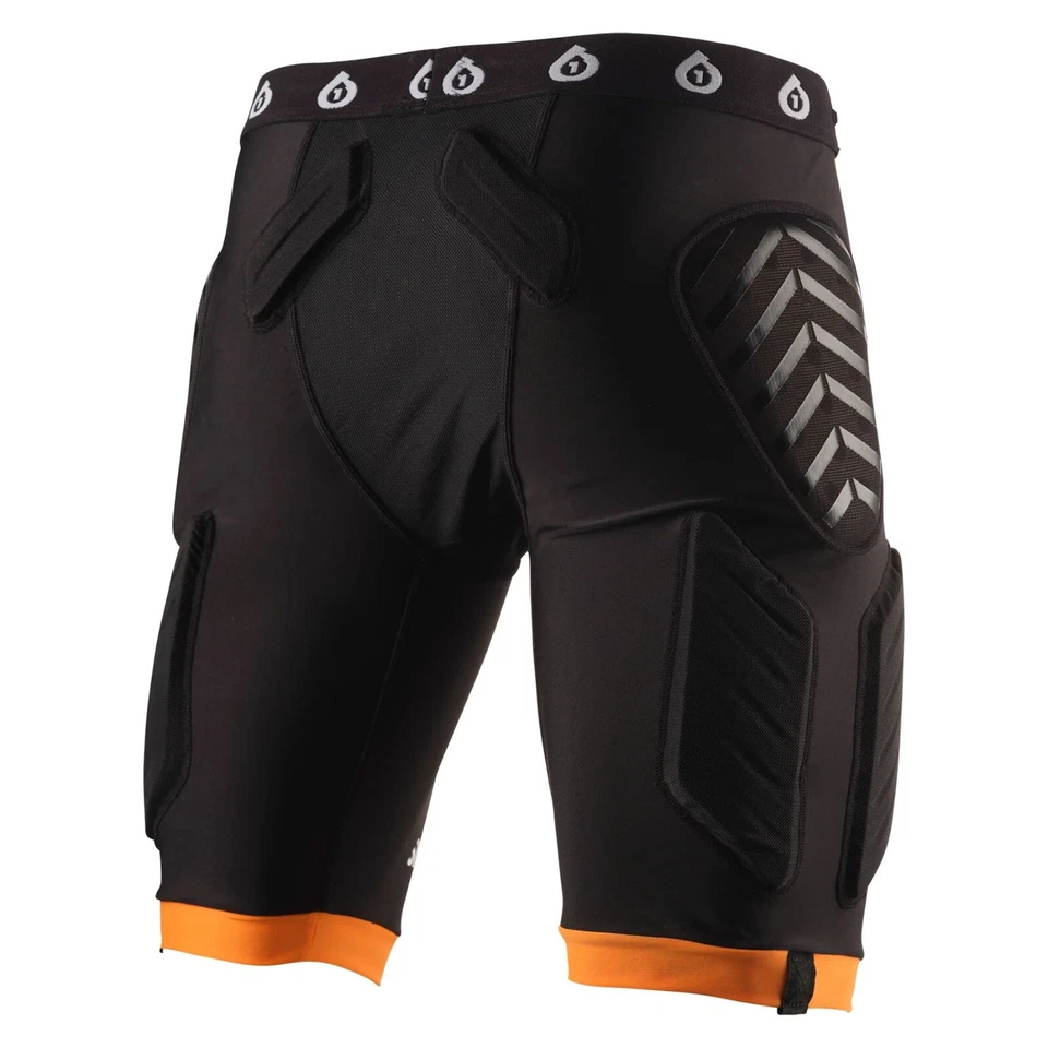 Pantalones Cortos de Compresión SixSixOne EVO MTB Ciclo D30 Protección Acolchada Foto 2 de 3
