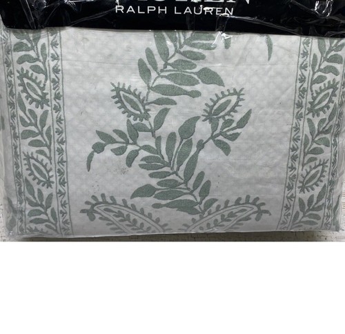 Ralph Lauren Julienne F/ Queen 3Pc Duvet Cover Set, Sage- New - Picture 2 of 5