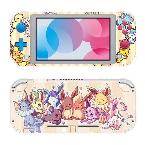 For Switch Lite Skin Stickers Mario Pikachu Sticker Switch Lite Cartoon DIY Film - Picture 42 of 47
