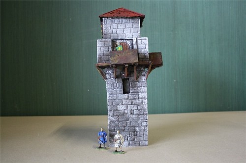Ritter Wachturm Winterhofen 3141, zu 7cm Sammelfiguren, Fertigmodell in Composit - Picture 2 of 8