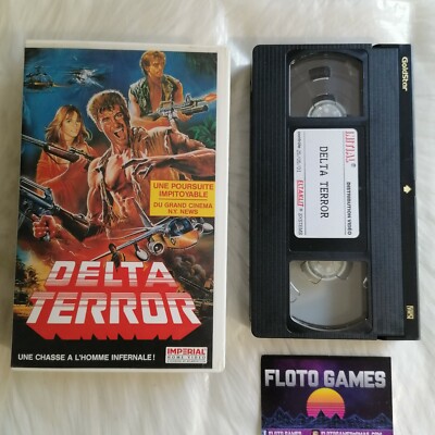 Original VHS FR: Delta Terror - Nanar Imperial Home Video 1976 - Floto Games