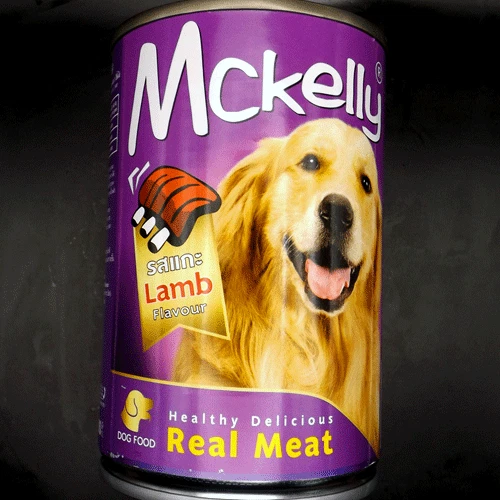 free30 $ Fragrant, delicious dog food Mckelly Lamb Flavour 400 g.x 8 can