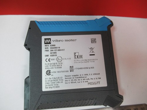 MEGGITT VIBRO-METER GSI 127 244-127-000-017 A2-B05 MODULE for SENSOR Y6-B-05