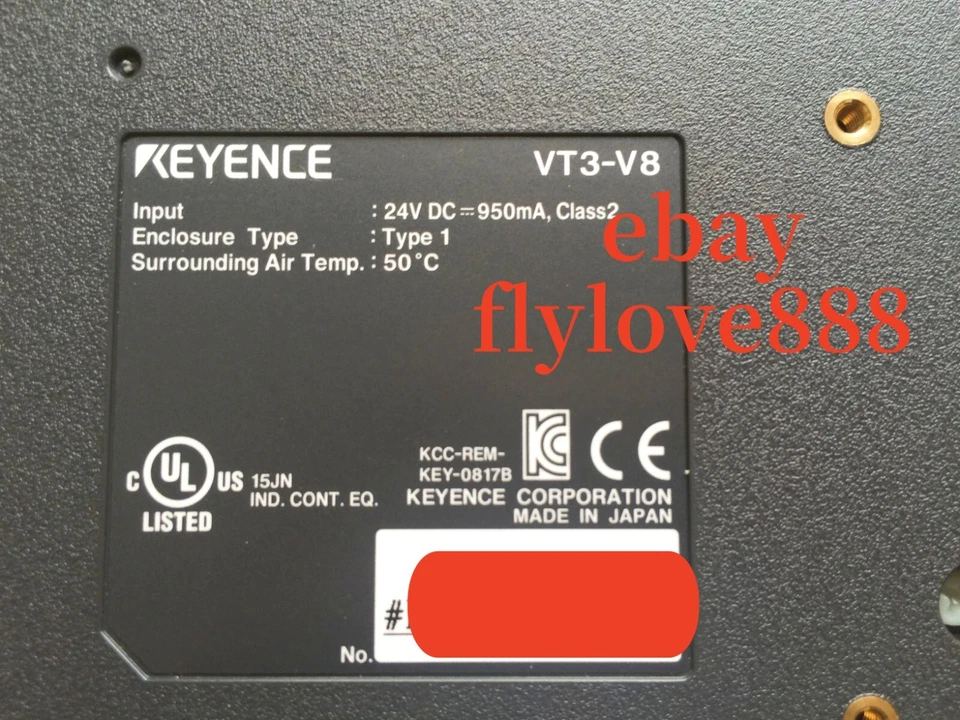 1PC New Keyence VT3-V8 Touch Screen VT3V8 In Box Brand new Free Shipping - Image 3 of 4