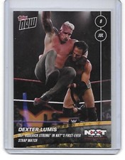 DEXTER LUMIS NXT 2020 Topps Now WWE #17 Rookie Card SP /67 Great American Bash