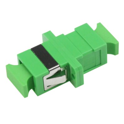 10PCS SC APC SX Ear Welding Adapter SC Fiber Flange Optical Fiber Coupler