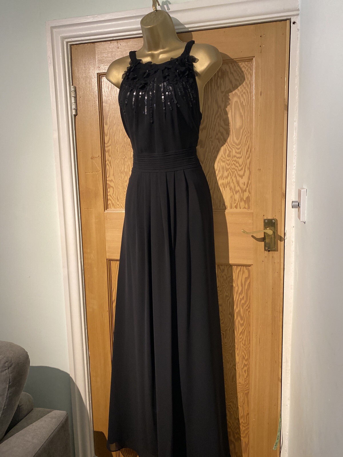 coast gisella ombre sequin dress