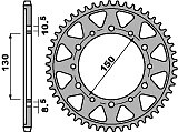 Pignon arrière Yamaha YZF 600 R 97-03 couronne de chaîne 47 dents JTR859.47 FZR 1000