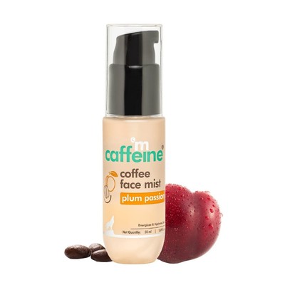 MCaffeine Plum Passion Hydrating Coffee Face Mist with Caffeine Energized 50ml,