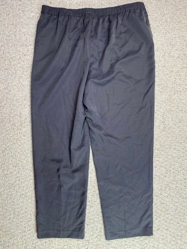 Appleseeds Womens Pants sz 20 Gray Straight Elastic Waist Lightweight Stretch - Picture 11 of 13