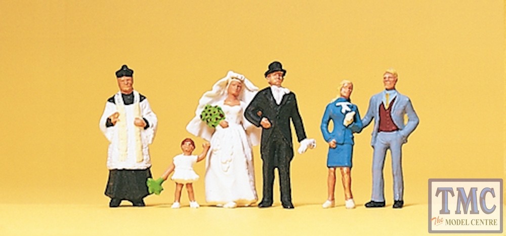PR10058 Preiser OO/HO Gauge Wedding Group Catholic
