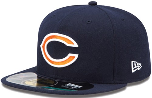 Chicago Bears On Field Fitted Hat C 