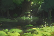 Landscape anime girls traditional art nauimusuka demon Custom Gaming Mat Desk