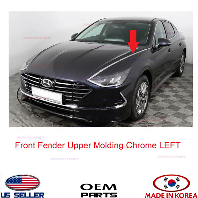 Parts Port Front Left ABS Chrome Fender Trim Molding Garnish Fits For 15-17 Hyundai Sonata, Replaces OEM 87771-C1000, 75137 : Buy Online At Best Price In KSA - Souq Is Now - Foto 6