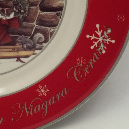 Christmas Season's Greetings Plate Buffalo China Niagara Ceramics 1 of 500 2009 - Picture 4 of 6
