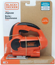 Black  Decker Jr POWER JIGSAW Tool Electronic Kids Toy Lights Sounds Action NEW