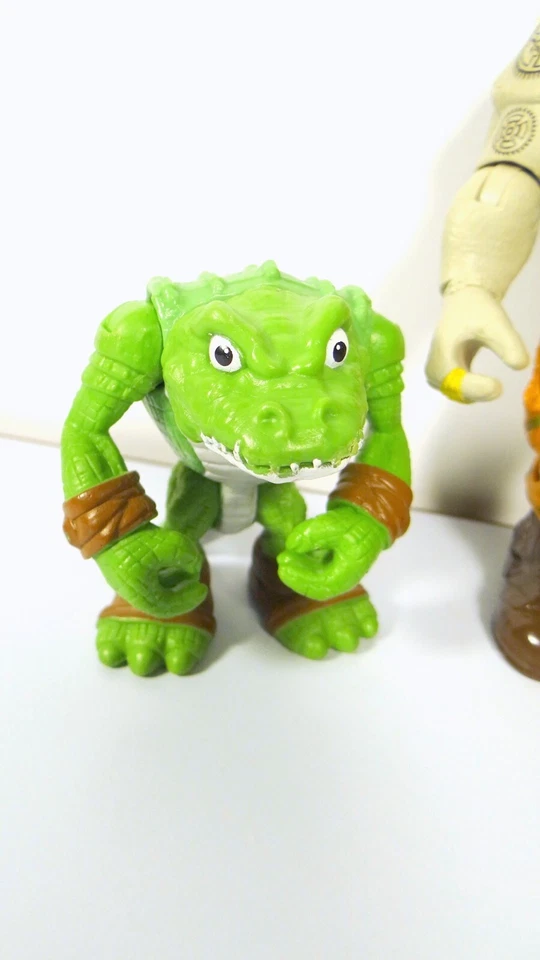 6 astillas de cabeza de cuero Rocksteady Raphael Dogpound Leonardo 2015 Villians TMNT Foto 2 de 4