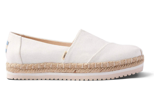 alpargata platform rope