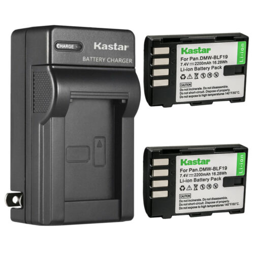 Kastar Battery AC Wall Charger for Panasonic DMW-BLF19 BLF19E & Lumix DMC-GH4 - Picture 9 of 11