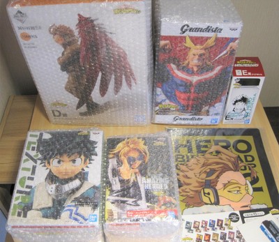 My Hero Academia Ichiban Kuji Set Izuku Grandista Shoto Hawks Etc F S Japan Ebay