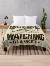 This Is My GUNSMOKE Watching Velveteen Plush Blanket, TV Series Throw Blanket