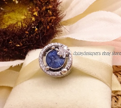 NEW Pandora A Trip to the Galaxy Blue Enamel Charm 790028C01 Retired
