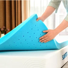 Linenspa Twin 3 Inch Gel Infused Memory Foam Mattress Topper - Cooling Pad NEW