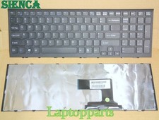 GENUINO NUEVO Teclado para Laptop Sony Vaio VPC-EL VPCEL EE. UU. Negro Con Marco