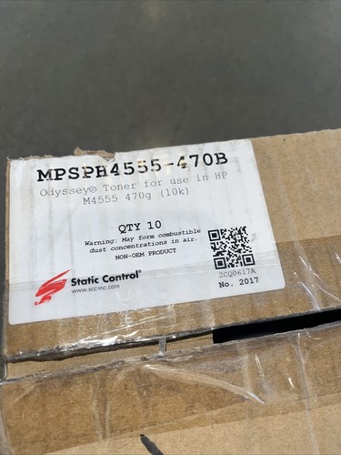 Lot of 10 Static Control Laser Toner MPSPH4555-1070B For HP M4555, M601, P4014 - Picture 5 of 5