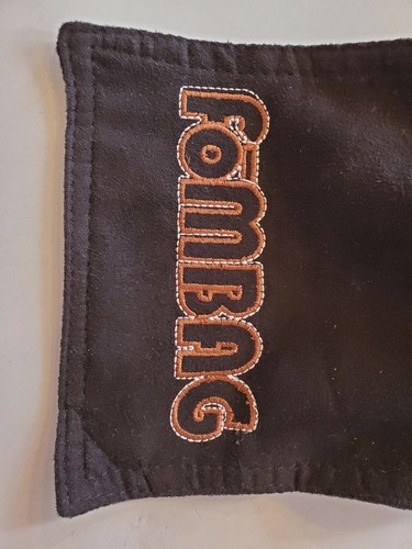 foMBAG accessorie remote control holder snap on black suede brown logo - Picture 10 of 12