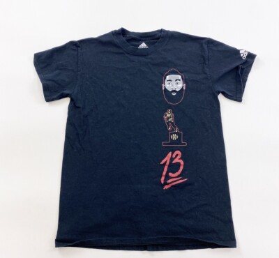 Adidas James Harden Shirt Boys Youth Size Small Black