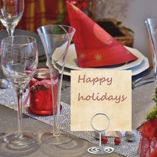 26Pcs Place Card Holder, Table Number Holders, Wire Picture Holder, Small...