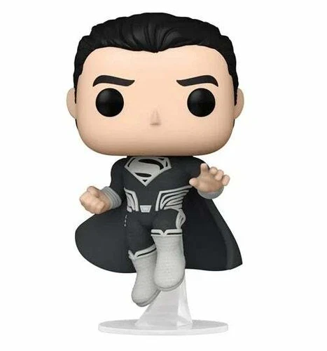Funko Pop! Zack Snyder's Justice League Superman Black Suit 1123 *IN-STOCK*