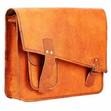 Herren Original Vintage Desire Kuriertasche Leder Schultertasche Laptop-Tasche