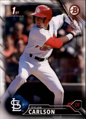 2016 Bowman Draft #BD3 Dylan Carlson RC Rookie Cardinals