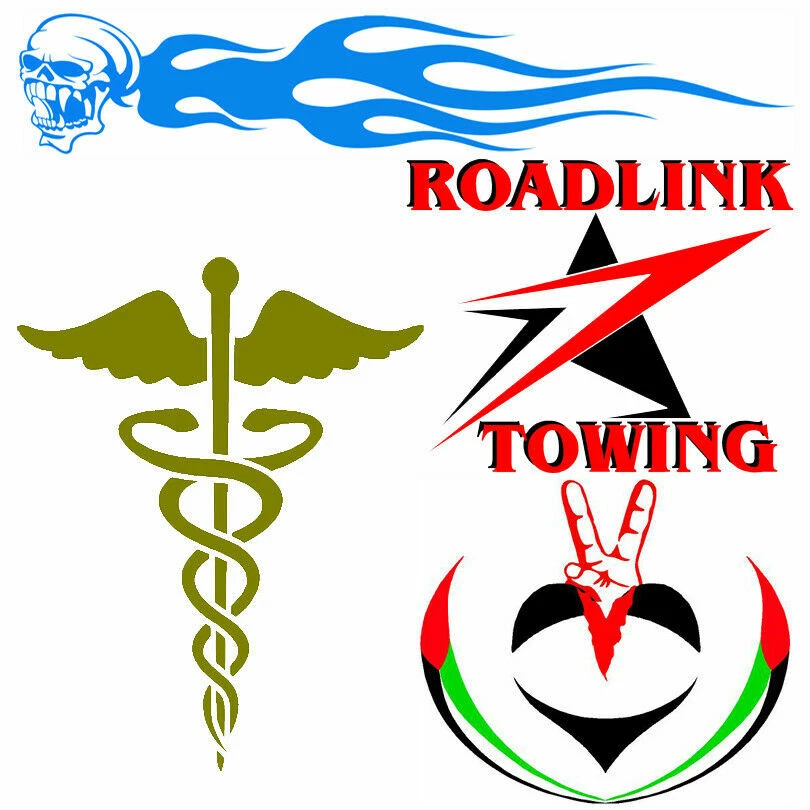 CUSTOM WEATHER PROOF VINYL DECALS / STICKERS - ANY LOGO / IMAGE AND LETTERING - Image 3 of 4