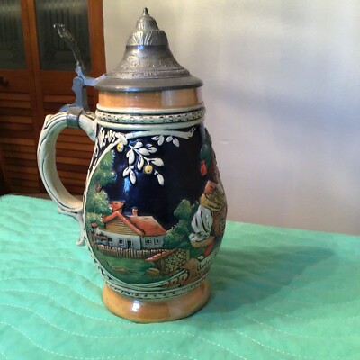 Steinページ Large Round German Handpainted Stein | eBay