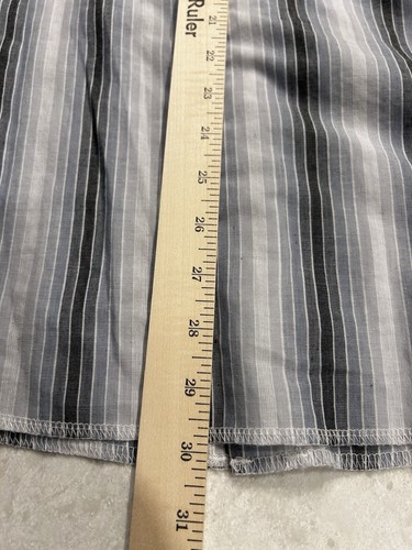 Wrangler Pearl Snap Shirt Mens Large Striped Cowboy Western Rodeo 75201AA Grey - Picture 10 of 10