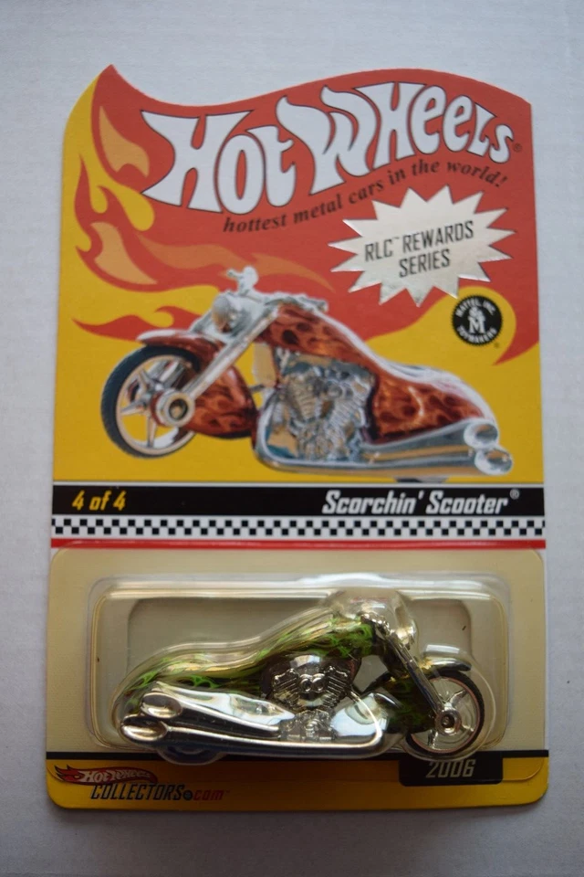 Hot Wheels 2006 RLC Rewards Series #4 of 4  Scorchin Scooter  K4033 #1,955/3,000 - Image 2 of 4