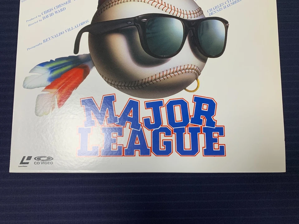 Major League Movie LaserDisc 1989 SF047-5386 Charlie Sheen w/Obi From Japan #71 — 第 3/4 张图片