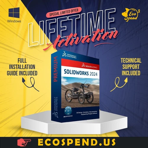 SolidWorks 2024 Lifetime 🟩Please🟩READ🟩DESCRIPTION!!