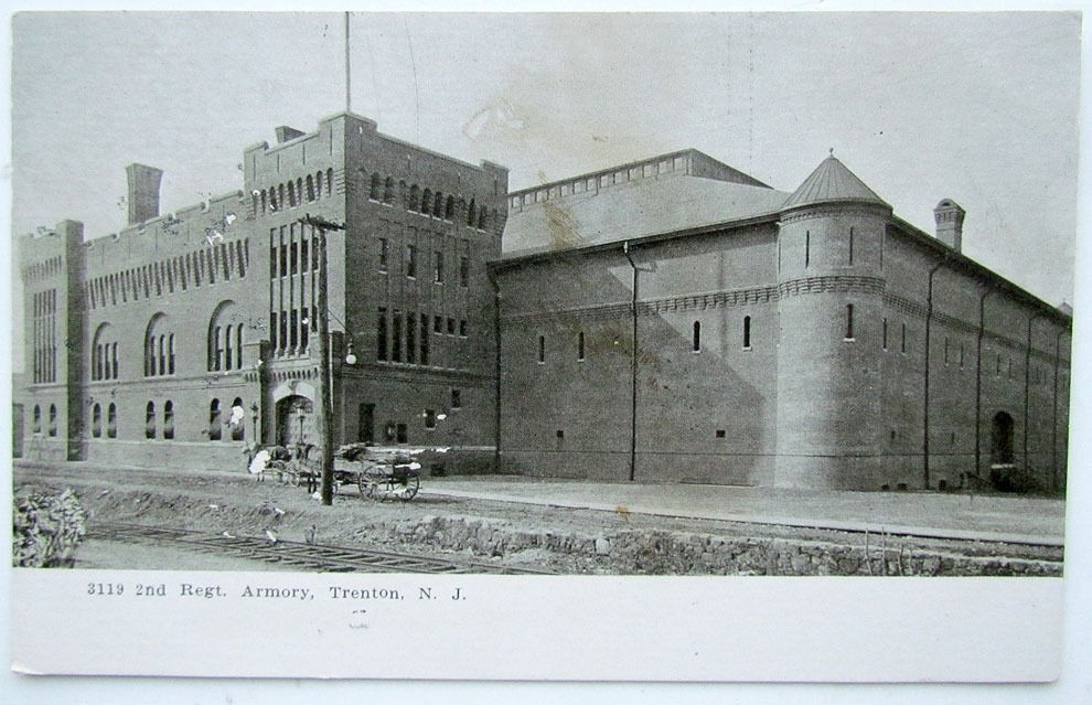 ANTIQUE UNDIVIDED POSTCARD 2nd REGIMENT ARMORY TRENTON N.J. eBay