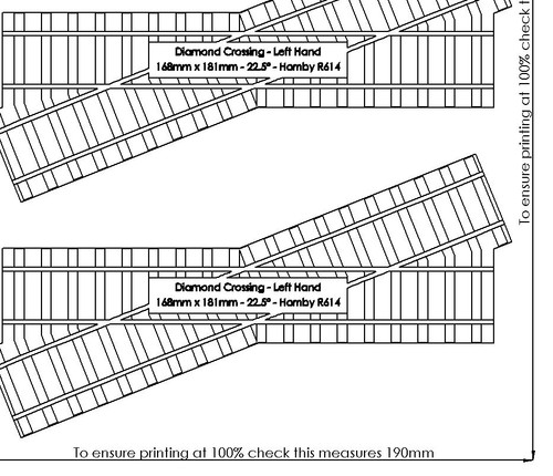 Printable Track Templates For OO Gauge Hornby Peco Setrack PDF 