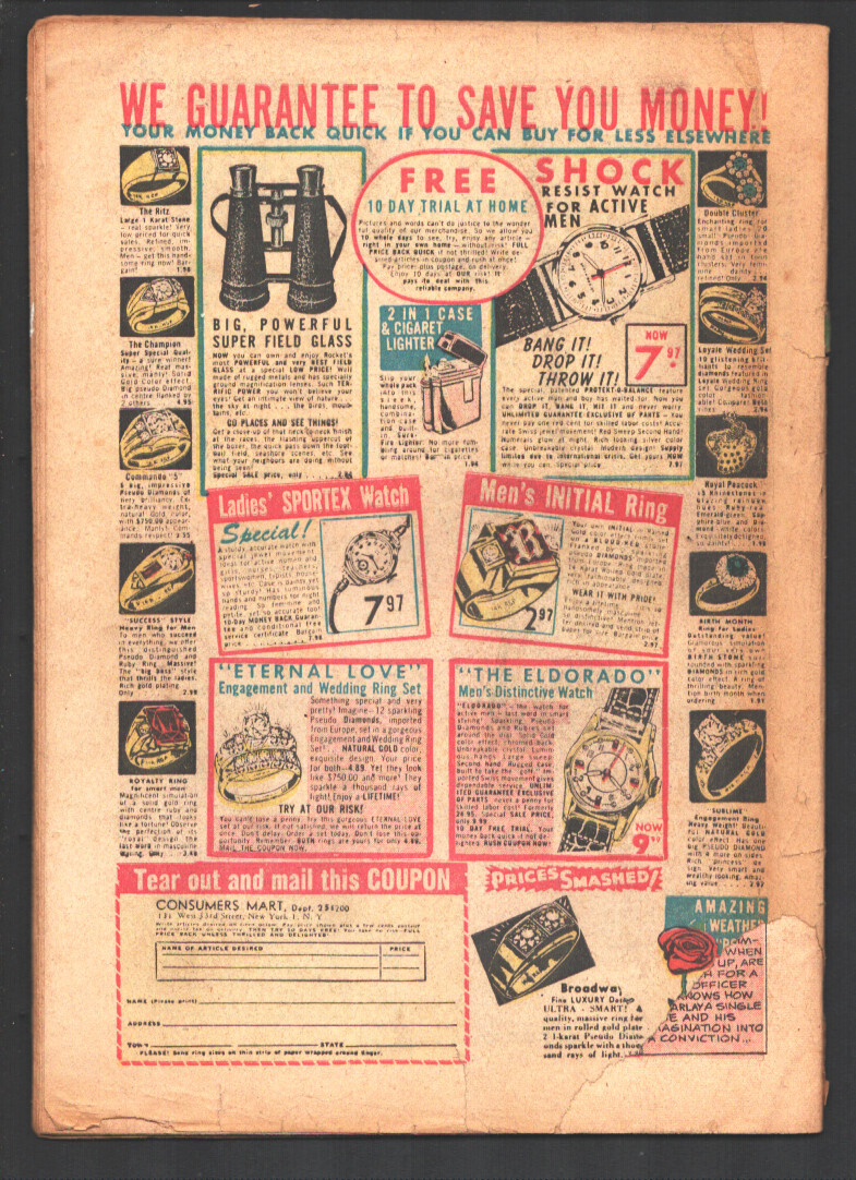 Perfect Crime #9 1951-Cross-Pre-code crime-"Case of the Cracked Disc Jockey"-...