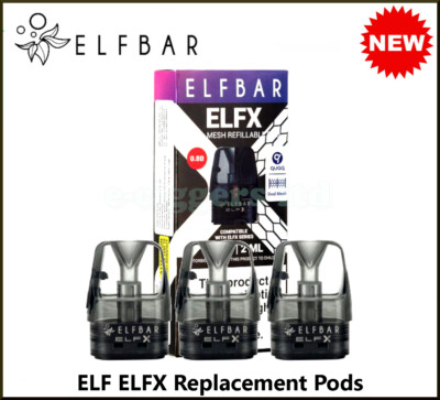 Elf Bar ELFX Replacement Pods - 2ml - 100% Genuine - UK Stock | eBay UK