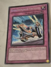 1. Auflage Yu-Gi-Oh! LCGX-DE266 Gladiatorungeheuer-Streitwagen Secret Rare 