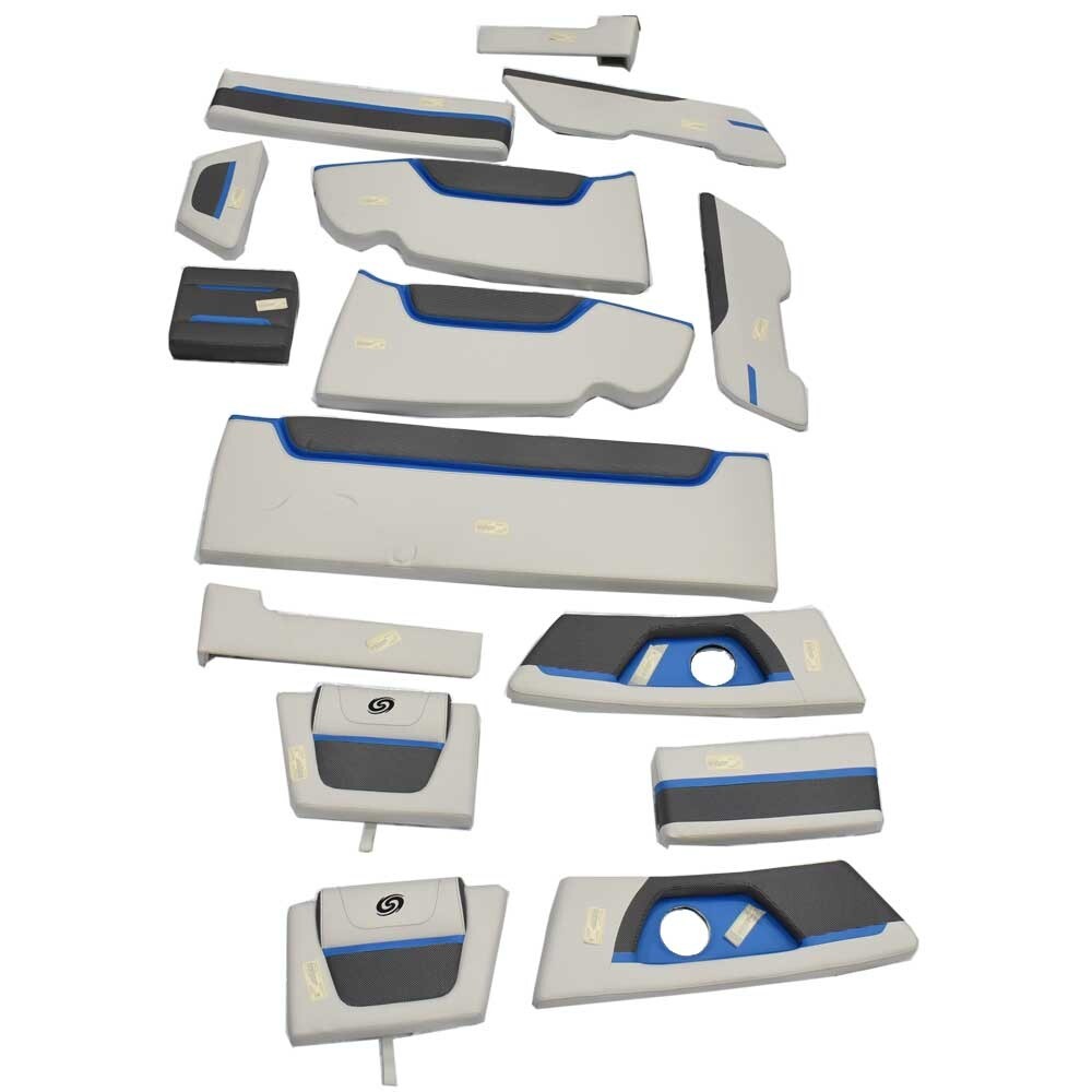 Hurricane Boat Seat Cushions 2630531 SportDeck 190 O/B Blue (15PC) eBay