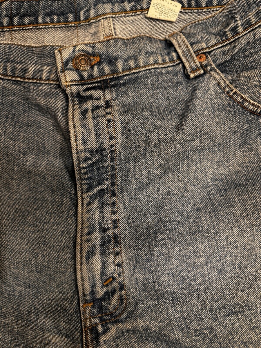 Vintage USA Levis 560 Loose Fit Red Tab Denim Shorts Jorts Light