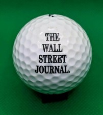 The Wall Street Journal logo golf ball