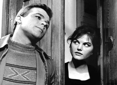Renato Salvatori and Claudia Cardinale in I Soliti Ignoti 1958 MOVIE PHOTO